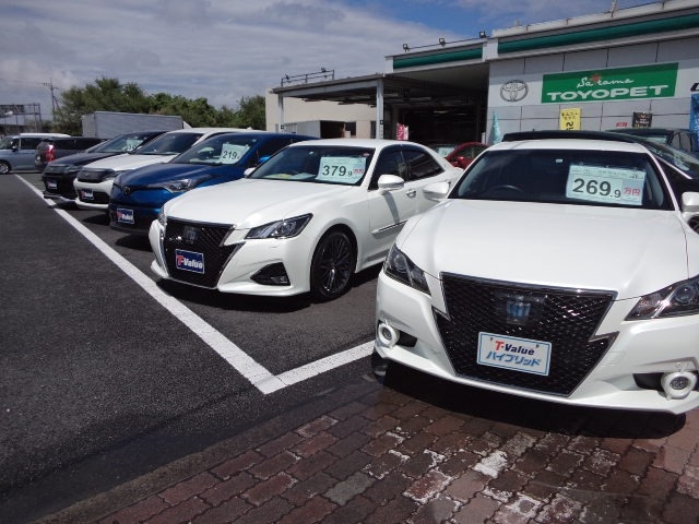 中古車展示場の写真