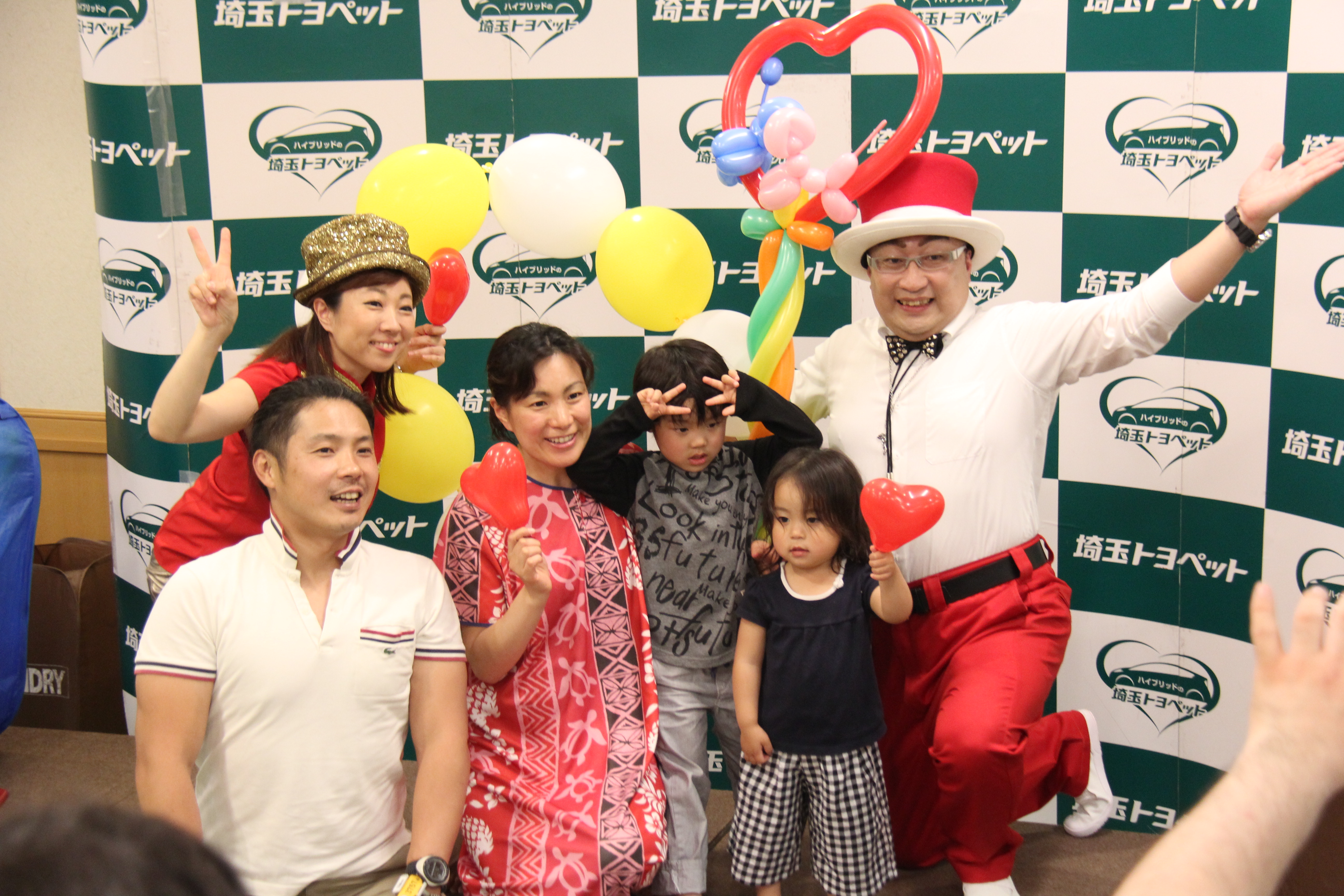 潮干狩りバルーンアート写真
