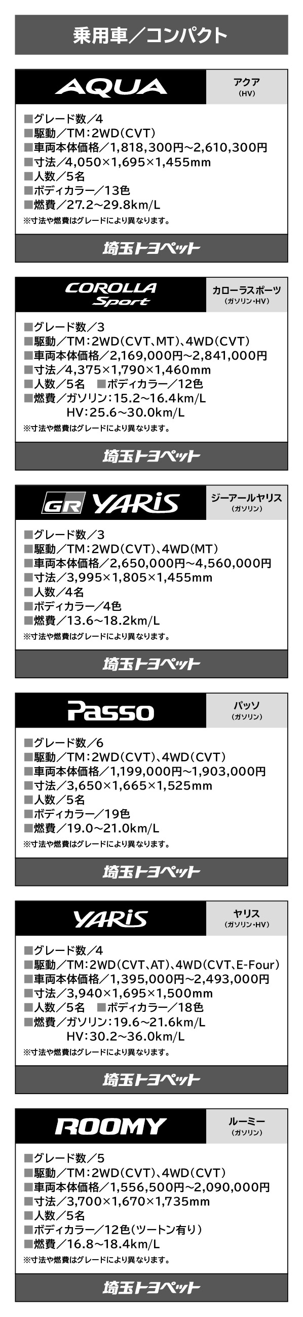 コンパクト 埼玉トヨペット コンパクト 埼玉トヨペット