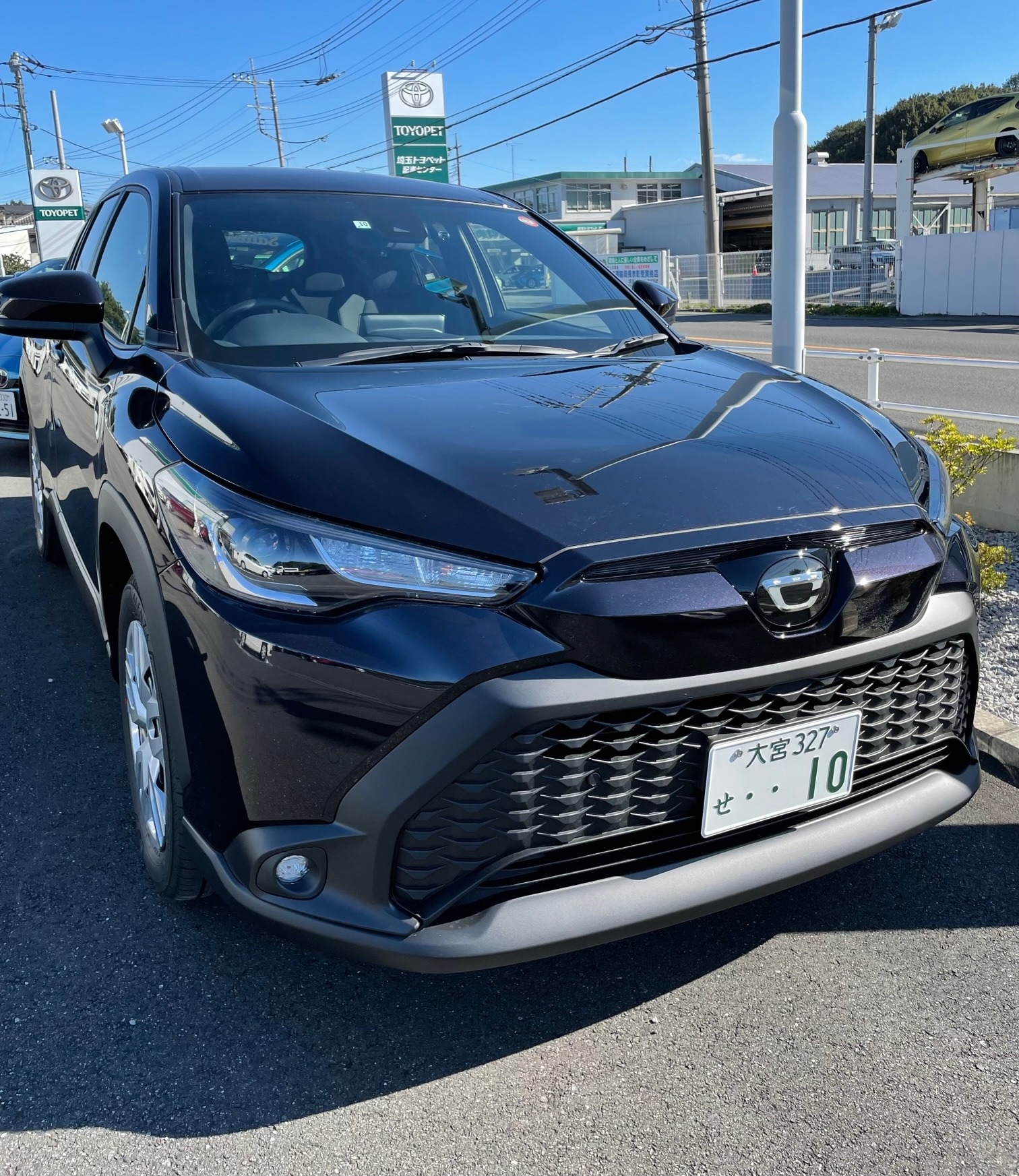カローラクロス 試乗車 フロント