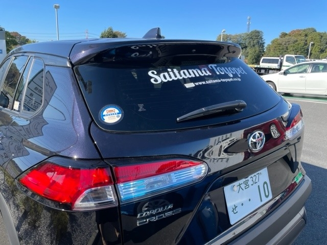 カローラクロス 試乗車 リア ハルバイト付き