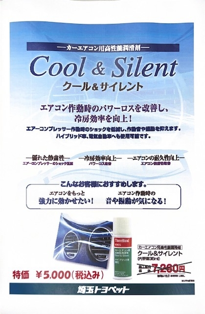 クール&サイレント チラシ