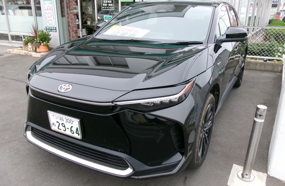 スマートカタログ導入 試乗車bz4x